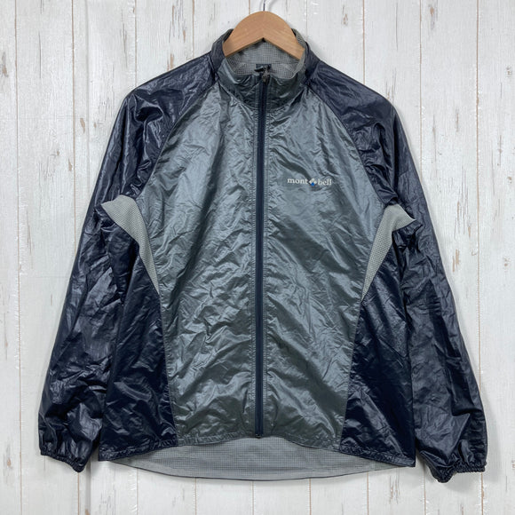 【Men's S ブラック系】 Montbell ( モンベル ) ウルトラ ライトシェル ジャケット Men's Ultra Light Shell Jacket バイアスストレッチ 吸汗メッシュ ベンチレーション ナイロン ウェア トップス アウター ジャケット