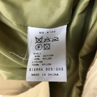 【Men's S ベージュ系】 Sierra Designs ( シエラデザイン ) タコマ コート Tacoma Coat 60/40 ロクヨンクロス 8100 Men's Tan コットン アウター ジャケット トップス ウェア - 【公式】2ndGEAR（セカンドギア）Webショップ【登山用品・アウトドア用品専門 買取販売店】