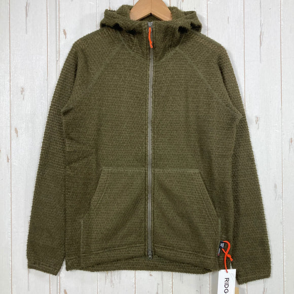 【Women's S グリーン系】 Ridge Mountain Gear ( リッジマウンテンギア ) アルファ フルジップ フーディー Alpha Full Zip Hoodie Forest Floor z00058925 Forest Floor フリース アウ