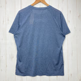 【Men's L ネイビー系】 Millet ( ミレー ) ヘザー メッシュ クルー ショート スリーブ Heather Mesh Crew Short Sleeve ポリエステル ウェア トップス インナー シャツ ショートスリーブTシャツ クルーネック 化繊