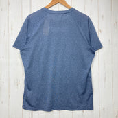 【Men's L ネイビー系】 Millet ( ミレー ) ヘザー メッシュ クルー ショート スリーブ Heather Mesh Crew Short Sleeve ポリエステル ウェア トップス インナー シャツ ショートスリーブTシャツ クルーネック 化繊