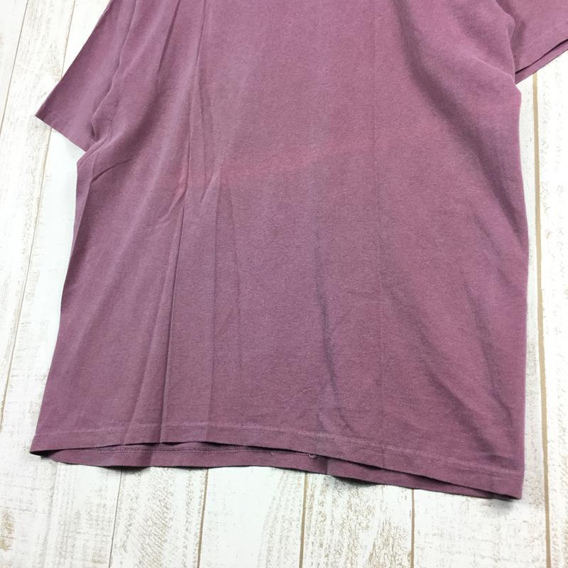 [Men's M Purple] Appalachian Trail At International Men's Synthetic Short Sleeve T-Shirt Crew Neck Inner Shirt Tops Wear