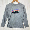 【Men's XS グレー系】 2019 Patagonia ( パタゴニア ) ロング スリーブ キャプリーン クール デイリー グラフィック シャツ Long Sleeved Capilene Cool Daily Graphic Shirt FHFG ポリエス-1