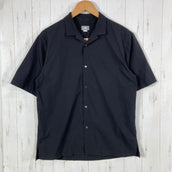 【Men's M ブラック系】 The North Face ( ザ・ノースフェイス ) ショートスリーブ オープン カラー シャツ S/S Open Collar Shirt 入手困難 直営店別注 エクスクルーシブモデル ポリエステル ウェア トップス インナー