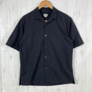 【Men's M ブラック系】 The North Face ( ザ・ノースフェイス ) ショートスリーブ オープン カラー シャツ S/S Open Collar Shirt 入手困難 直営店別注 エクスクルーシブモデル ポリエステル ウェア トップス インナー-1