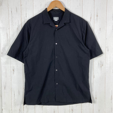 【Men's M ブラック系】 The North Face ( ザ・ノースフェイス ) ショートスリーブ オープン カラー シャツ S/S Open Collar Shirt 入手困難 直営店別注 エクスクルーシブモデル ポリエステル ウェア トップス インナー
