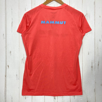 【Women's M オレンジ系】 Mammut ( マムート ) クイックドライ アジリティ ティーシャツ QD Aegility T-Shirt 吸水速乾｜イージーケア ポリエステル ウェア トップス インナー シャツ ショートスリーブTシャツ クルーネック 化繊 - 0