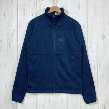 【Men's M ネイビー系】 Millet ( ミレー ) トリベニ ジャケット TRIBENI Jacket ニットセーター調 裏起毛 フリース ポリエステル ウェア トップス アウター ジャケット フリース z00061370  フリース アウター ジャケット