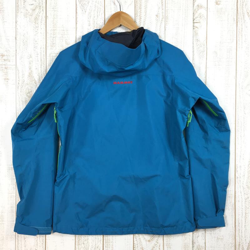 【Women's S ブルー系】 Mammut ( マムート ) ゴアテックス オールウェザー ジャケット Goretex All Weather Jacket レインシェル ハードシェル フーディ 1010-19740 Women's  レインシェル アウター ジャ