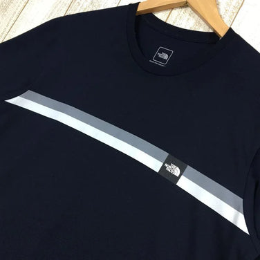 【Men's M ネイビー系】 The North Face ( ザ・ノースフェイス ) ショートスリーブ ボックスロゴ ライン ティー S/S Box Logo Line Tee Tシャツ NT32086 Asian Men's UN Urban Navy 化繊 - 【公式】2ndGEAR（セカンドギア）Webショップ【登山用品・アウトドア用品専門 買取販売店】