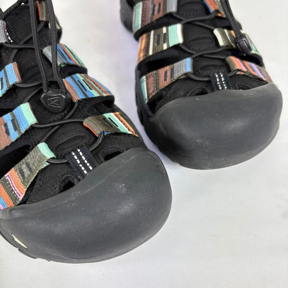 【Men's 27.5 ブラック系】 Keen ( キーン ) ニューポート エイチツー NEWPORT H2 Raya Black 水陸両用 トゥプロテクション フットウェア サンダル z00061488 Raya Black サンダル フットウェア