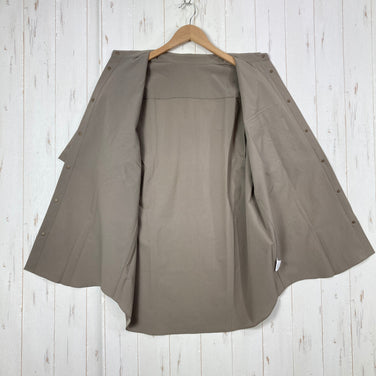 【Men's XL ベージュ系】 Ridge Mountain Gear ( リッジマウンテンギア ) ベーシックショートスリーブシャツ Basic Short Sleeve Shirt Tawny Brown ポリエステル ウェア トップス インナー シャツ ロング