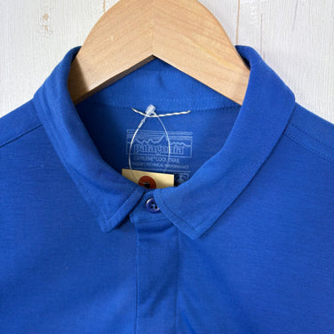 【Men's S ブルー系】 2020 Patagonia ( パタゴニア ) キャプリーン クール トレイル ポロ Capilene Cool Trail Polo SPRB ポリエステル ウェア トップス インナー シャツ ショートスリーブシャツ 化繊 z00