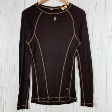 【Men's S ブラウン系】 Smartwool ( スマートウール ) メリノ ロングスリーブ クルー Merino Longsleeve Crew メリノウール ウェア トップス インナー シャツ ロングスリーブTシャツ クルーネック ウール z0005940