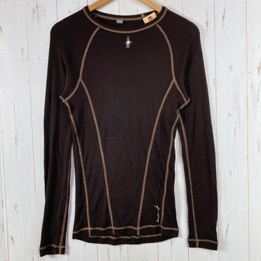 【Men's S ブラウン系】 Smartwool ( スマートウール ) メリノ ロングスリーブ クルー Merino Longsleeve Crew メリノウール ウェア トップス インナー シャツ ロングスリーブTシャツ クルーネック ウール z0005940