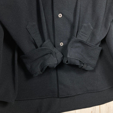 【Men's XL ブラック系】 Bring ( ブリング ) ドライコットニー スタンドカラー シャツ Drycottony Stand Collar Shirt ポリエステル ウェア トップス インナー シャツ ロングスリーブTシャツ クルーネック 化繊 z000