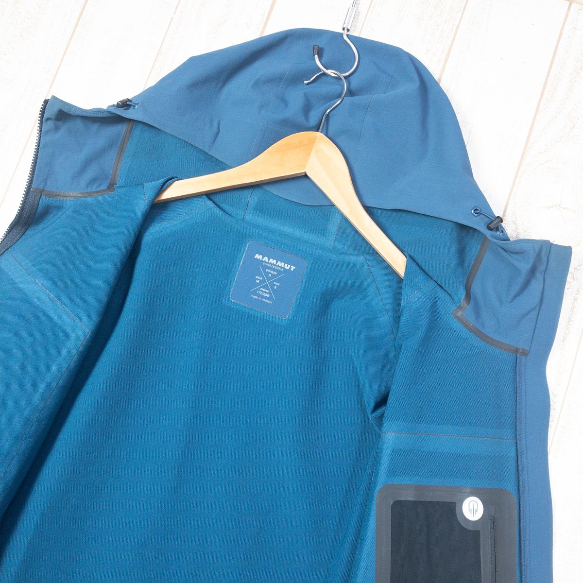 【Men's S ブルー系】 Mammut ( マムート ) マサオ ソフトシェル ジャケット Masao So Jacket フーディ 1011-00460 Men's Wing Teal ソフトシェル アウター ジャケット トップス ウェア