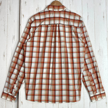 【Men's XS オレンジ系】 2013 Patagonia ( パタゴニア ) ロングスリーブ ゴーン アゲイン シャツ Long-Sleeved Gone Again Shirt TPD ナイロン ウェア トップス インナー シャツ ロングスリーブシャツ 化繊 - 0