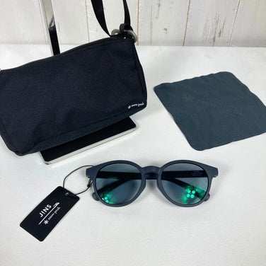 [One Size Navy] Snowpeak Rubber Sunglasses Indigo / Drive Day JINS Collaboration Wear Accessories Eyewear Sunglasses z00054123 Indigo / Drive Day Sunglasses