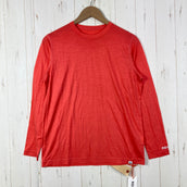 【Women's L ピンク系】 Ridge Mountain Gear ( リッジマウンテンギア ) メリノ ベーシック ロングスリーブ ティー Merino Basic Long Sleeve Tee メリノウール ウェア トップス インナー シャツ ロングスリー