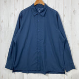 【Unisex XL ネイビー系】 Yamatomichi ( 山と道 ) ユーエル シャツ UL Shirt ポリエステル ウェア トップス インナー シャツ ロングスリーブシャツ 化繊 z00060120  化繊 ロングスリーブシャツ インナー シャツ トップス ウ