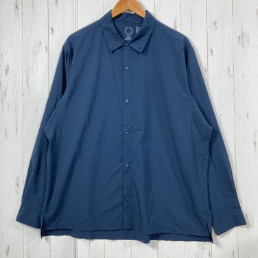 【Unisex XL ネイビー系】 Yamatomichi ( 山と道 ) ユーエル シャツ UL Shirt ポリエステル ウェア トップス インナー シャツ ロングスリーブシャツ 化繊 z00060120  化繊 ロングスリーブシャツ インナー シャツ トップス ウ