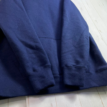 男女通用 XL 码 Yetina 海军蓝套头连帽衫，羊毛材质，上衣，内衣，连帽衫，z00053994