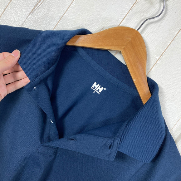 【Unisex S ネイビー系】 Helly Hansen ( ヘリーハンセン ) ショートスリーブ チームドライポロ S/S Team Dry Polo 吸汗速乾 UVカット 抗菌防臭 ポリエステル ウェア トップス インナー シャツ ショートスリーブシャツ 化繊