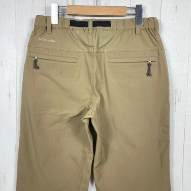 Columbia Men's Stretch Softshell Pants, Size Small, Beige. This item is a softshell nylon trousers (z00054305).