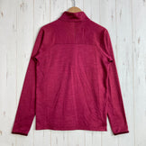 【Women's XS レッド系】 Millet ( ミレー ) キャスター ウール ジップ ロングスリーブ Castor Wool Zip Long Sleeve ポリエステル ウェア トップス インナー シャツ ロングスリーブシャツ ウール z00058072  ウ