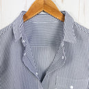 【Women's S グレー系】 Ridge Mountain Gear ( リッジマウンテンギア ) ベーシック ロングスリーブシャツ ストライプ Basic Long Sleeve Shirt Stripe Grey / White ポリエステル ウェア トップス-4