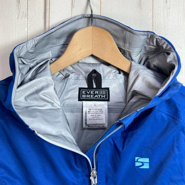 男士 L 码蓝色 Finetrack Everbreath Photon 尼龙冲锋衣，雨衣，上衣，外套，夹克，上衣，服装，z00054139