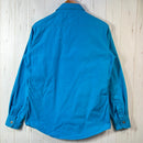 【Men's M ブルー系】 1980s Patagonia ( パタゴニア ) キャンバスシャツ Canvas Shirt Peacock ビンテージ オリジナル 入手困難 希少カラー コットン ウェア トップス インナー シャツ ロングスリーブシャツ コットン-9