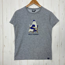 【Women's M グレー系】 Helly Hansen ( ヘリーハンセン ) ショート スリーブ ベア ティー S/S Bear Tee ポリエステル ウェア トップス インナー シャツ ショートスリーブTシャツ クルーネック 化繊 z00060571  化繊-1