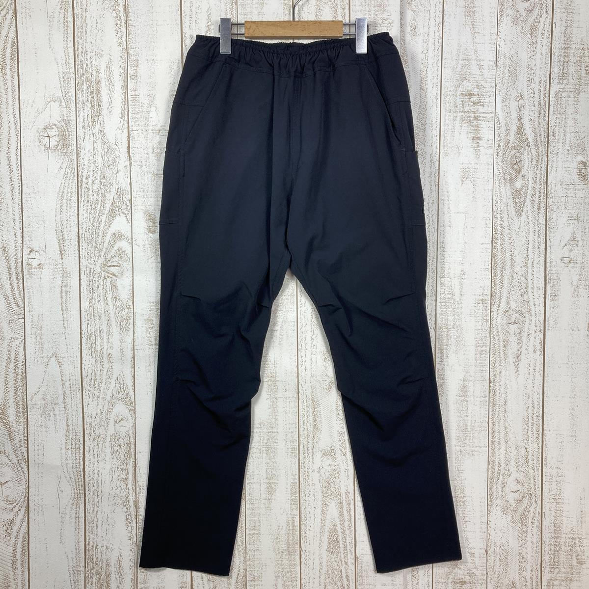 [Unisex M Black] Black Brick Hiker Pants Soft Shell S#BB-PT10 Asian Unisex Sumikuro Soft Shell Long Pants Bottoms Wear