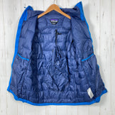 【Men's S ブルー系】 2019 Patagonia ( パタゴニア ) マクロ パフ フーディー Macro Puff Hoody BALB 生産終了モデル 入手困難 化繊ダウン ウェア トップス アウター ジャケット 化繊インサレーション z000601