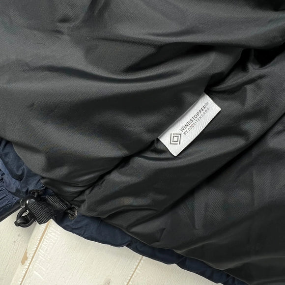 【Men's M ネイビー系】 The North Face ( ザ・ノースフェイス ) ウィンド ストッパー ヌプシ フーディ WS Nuptse Hoodie ダウン ウェア トップス アウター ジャケット ダウンインサレーション GORE-TEX Windst