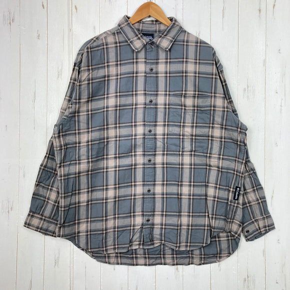 【Men's XL ベージュ系】 Columbia ( コロンビア ) オーガスタビュー ロングスリーブ シャツ フランネルシャツ ネルシャツ コットン ウェア トップス インナー シャツ ロングスリーブシャツ コットン z00059472  コットン ロングスリーブ
