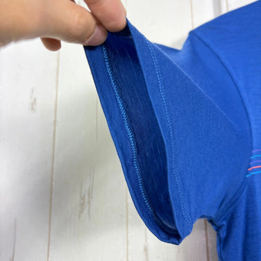 【Men's S ブルー系】 2021 Patagonia ( パタゴニア ) キャプリーン クール メリノ ブレンド グラフィック シャツ Capilene Cool Merino Blend Graphic Shirt FISU メリノウール ウェア トップス