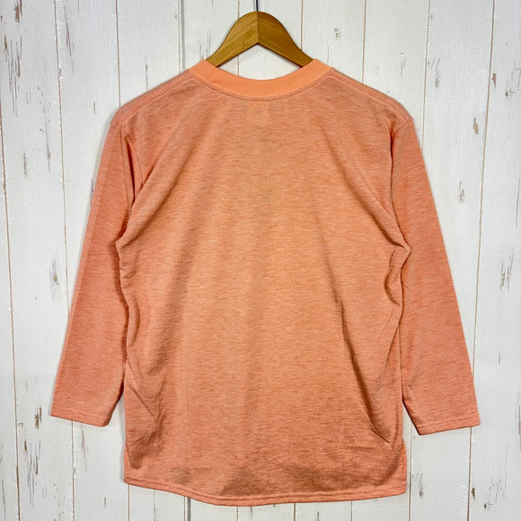 【Unisex S ピンク系】 Bring ( ブリング ) ドライコットニー ロングスリーブ ティーシャツ DRYCOTTONY Long sleeve T-shirt ポリエステル ウェア トップス インナー シャツ ロングスリーブTシャツ クルーネック 化繊