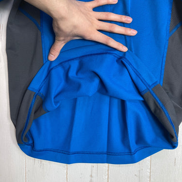 【Men's S ブルー系】 Montbell ( モンベル ) クール ロングスリーブジップシャツ ポリエステル ウェア トップス インナー シャツ ロングスリーブシャツ 化繊 z00056211  化繊 ロングスリーブシャツ インナー シャツ トップス ウェア