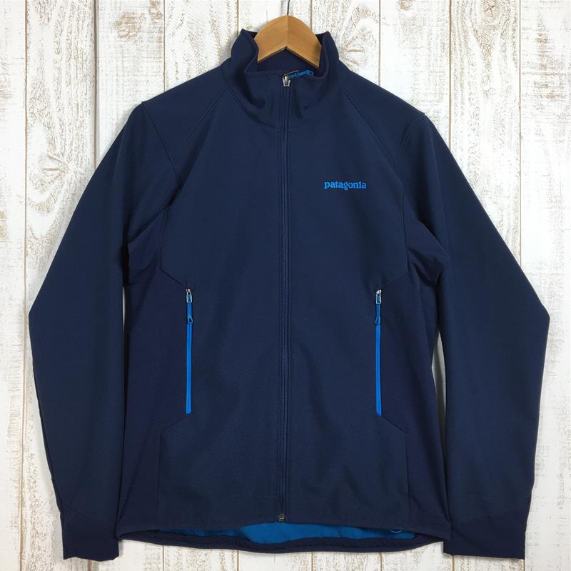 【Men's XS ネイビー系】 Patagonia ( パタゴニア ) アズ ハイブリッド ジャケット Adze Hybrid Jacket ポーラテック ウィンドブロック 防風 ソフトシェル フリース 生産終了モデル 入手困難 83450 Internationa