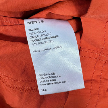 [Men's S Orange] Yamatomichi 5-Pocket Shorts Terracotta Nylon Wear Bottoms Shorts z00057609 Terracotta