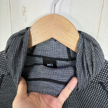 【Men's M/L ブラック系】 Millet ( ミレー ) ワッフル ウール フーディ Waffle Wool Hoodie ウール ウェア トップス インナー シャツ フーディ ウール z00058911  ウール フーディ インナー シャツ トップス ウェア