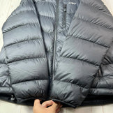 Men's Large Black Outdoor Research Transcendent Down Hoodie, Down Jacket, Outerwear, Down Insulation, z00054