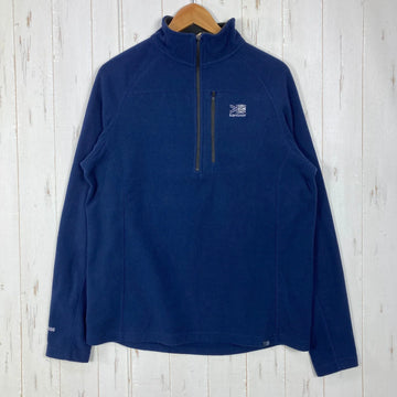 【Men's XL ネイビー系】 Karrimor ( カリマー ) ハーフジップ フリース Half-Zip Fleece ポリエステル ウェア トップス アウター ジャケット フリース z00061156  フリース アウター ジャケット トップス ウェア