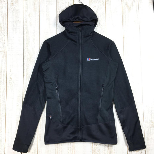 【男士 XS 黑色】Berghaus Extreme 7000 连帽衫 Polartec Power Dry 抓绒夹克 21919 男士抓绒外套上衣