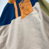 [儿童 XXL 米色] 2022 Patagonia Microdini 1/2 拉链抓绒套头衫，涤纶，外套，夹克，抓绒，z00