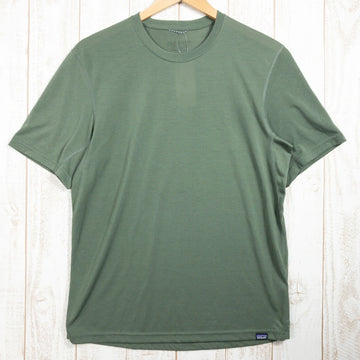 【Men's S グリーン系】 Patagonia ( パタゴニア ) キャプリーン クール トレイル シャツ Capliene Cool Trail Shirts ポリエステル 24496 International Men's INDG 化繊 ショートスリーブT - 【公式】2ndGEAR（セカンドギア）Webショップ【登山用品・アウトドア用品専門 買取販売店】
