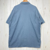【男士 S 蓝色系】1990年代 Patagonia ( 巴塔哥尼亚 ) Puckerwear Shirt 停产型号 稀有 衣服 上衣 内搭 短袖衬衫 合成纤维 z00053387 合成纤维 衬